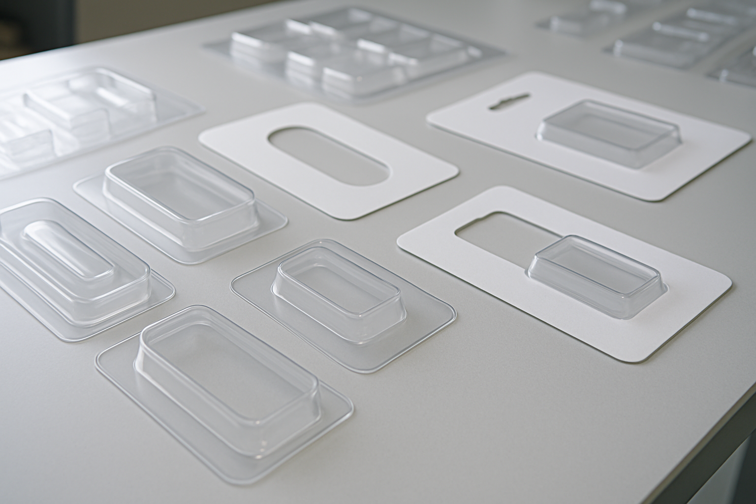 blister packaging laid out on the table